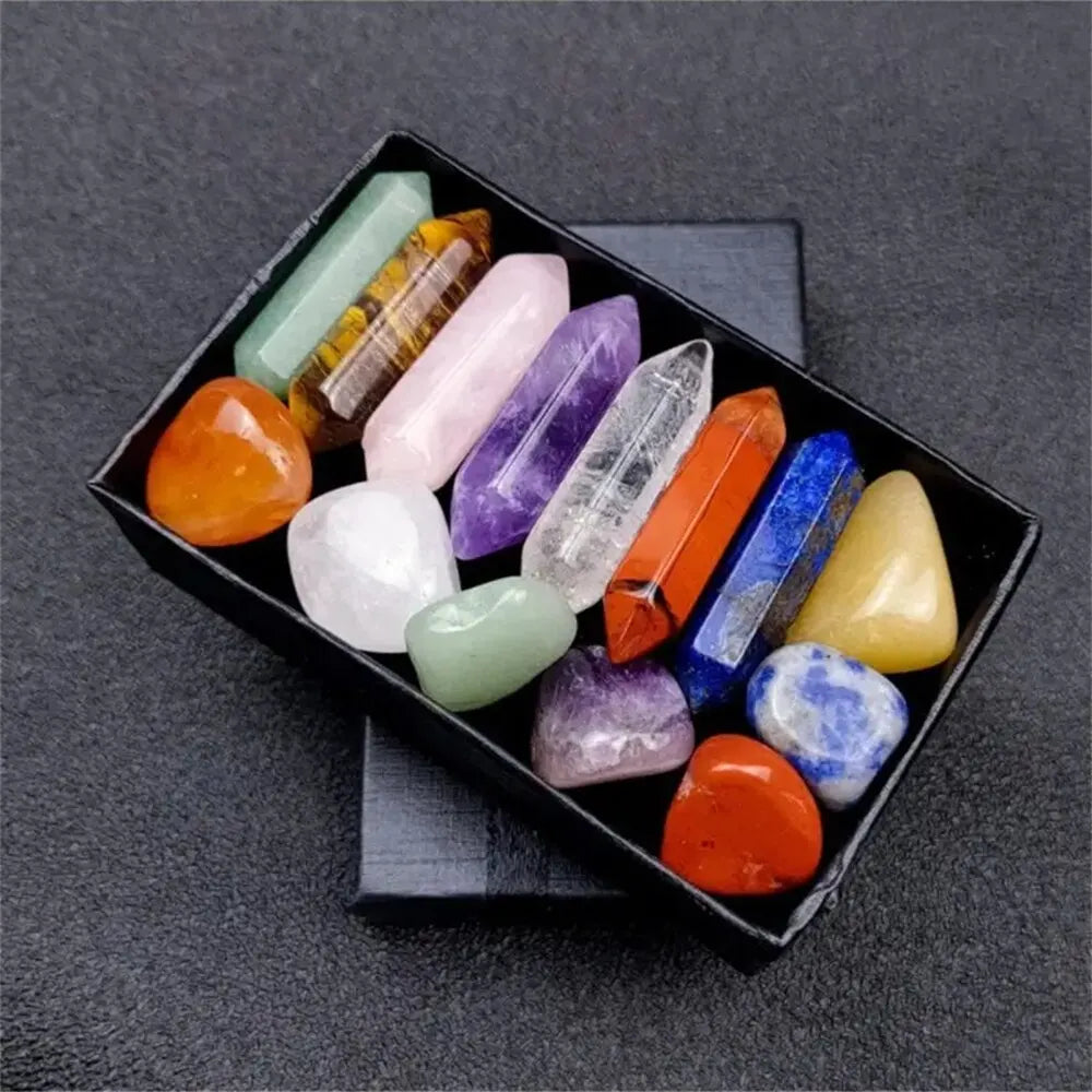 14 Pierres Naturelles Chakra