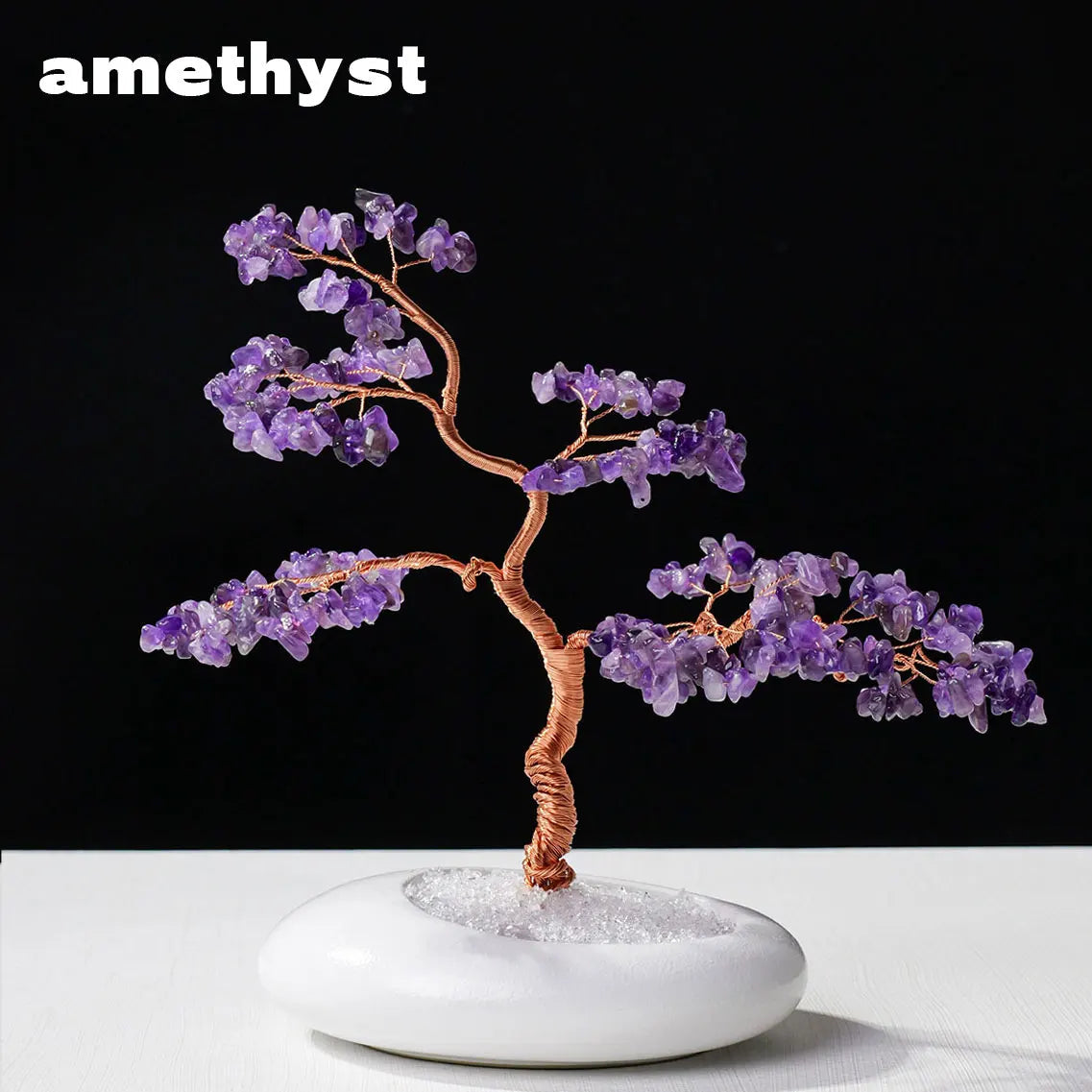 Arbre en Cristal Naturel – amethyste