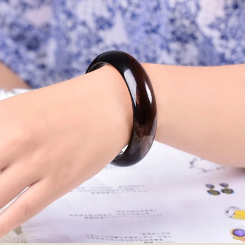 Bracelet pierre naturelle Obsidienne Noire Œil Arc-en-ciel