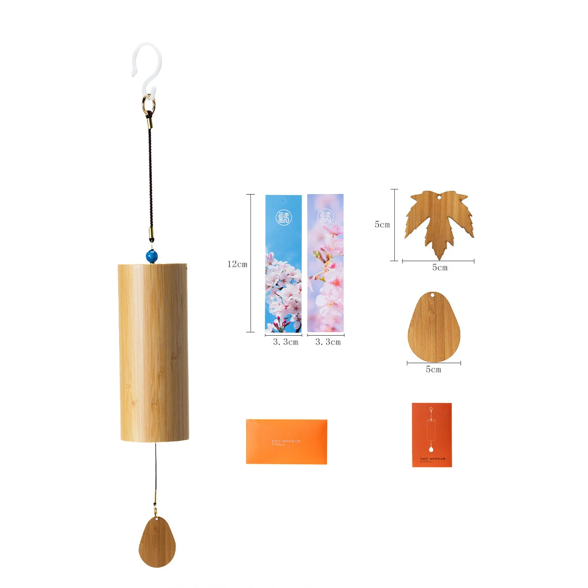 Guide des tailles Carillon à Vent en Bambou 8 Tubes – Carillon