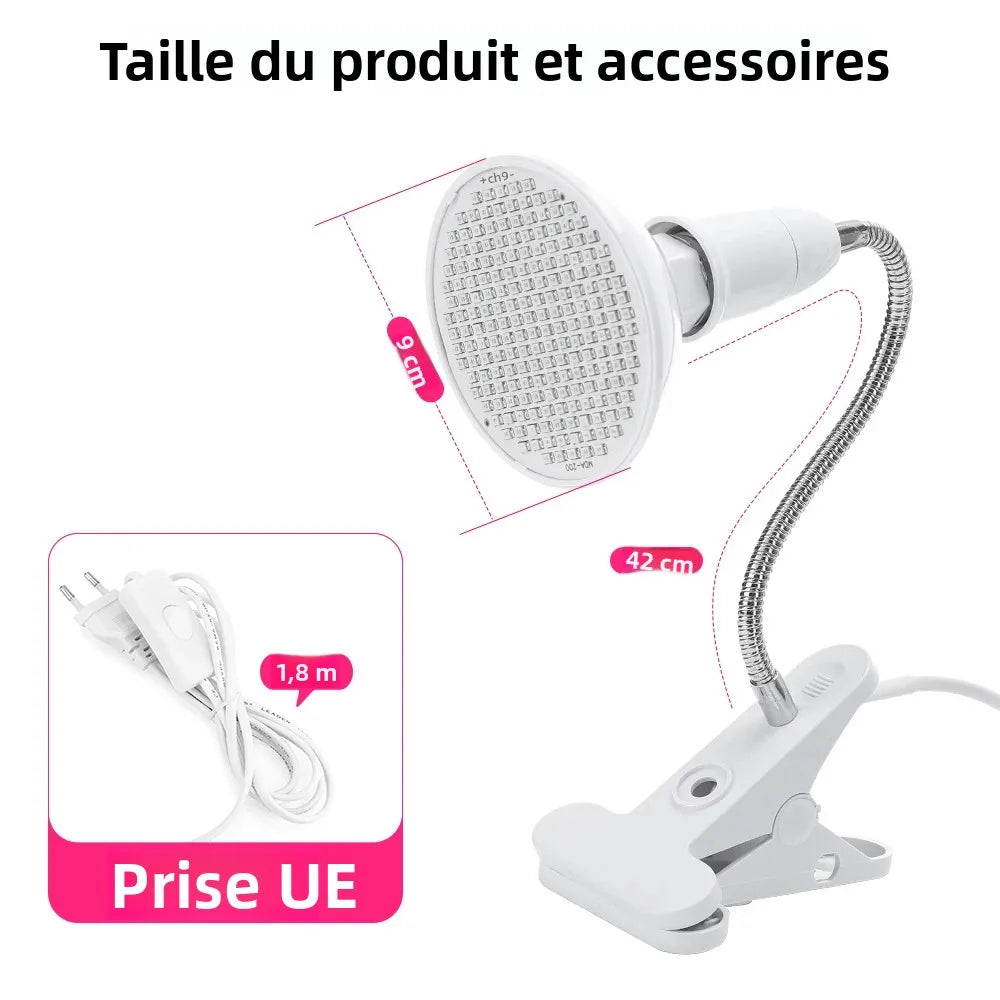 Lampe LED Rouge & Infrarouge