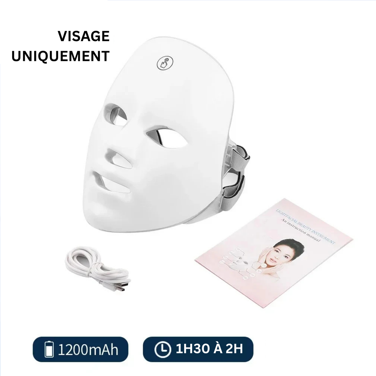 Masque_LED_8_couleurs_visage_1200mAh