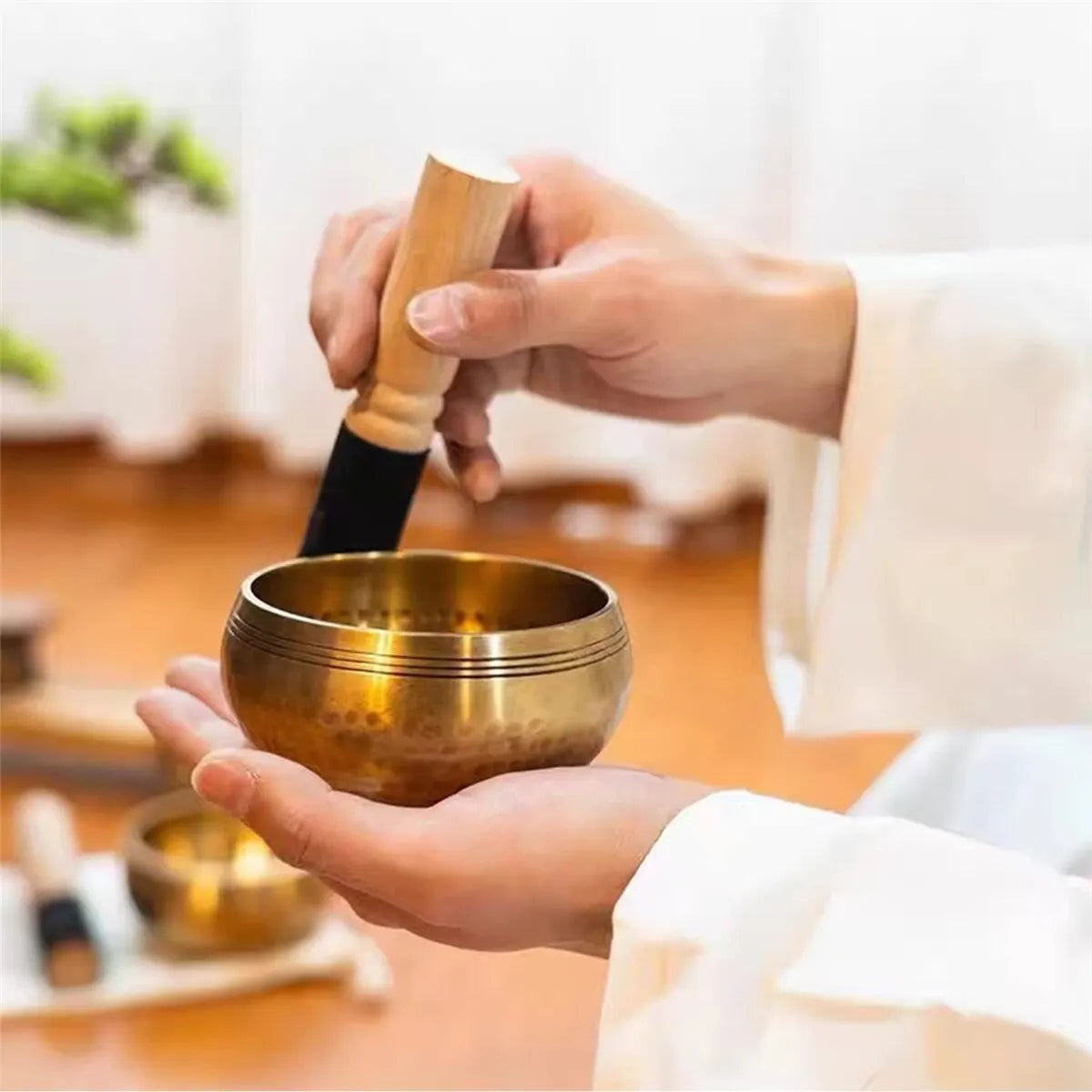 Bol tibetain chantant fait main au Tibet musique 432hz pour Yoga, Méditation, Bain sonore et Sonothérapie
