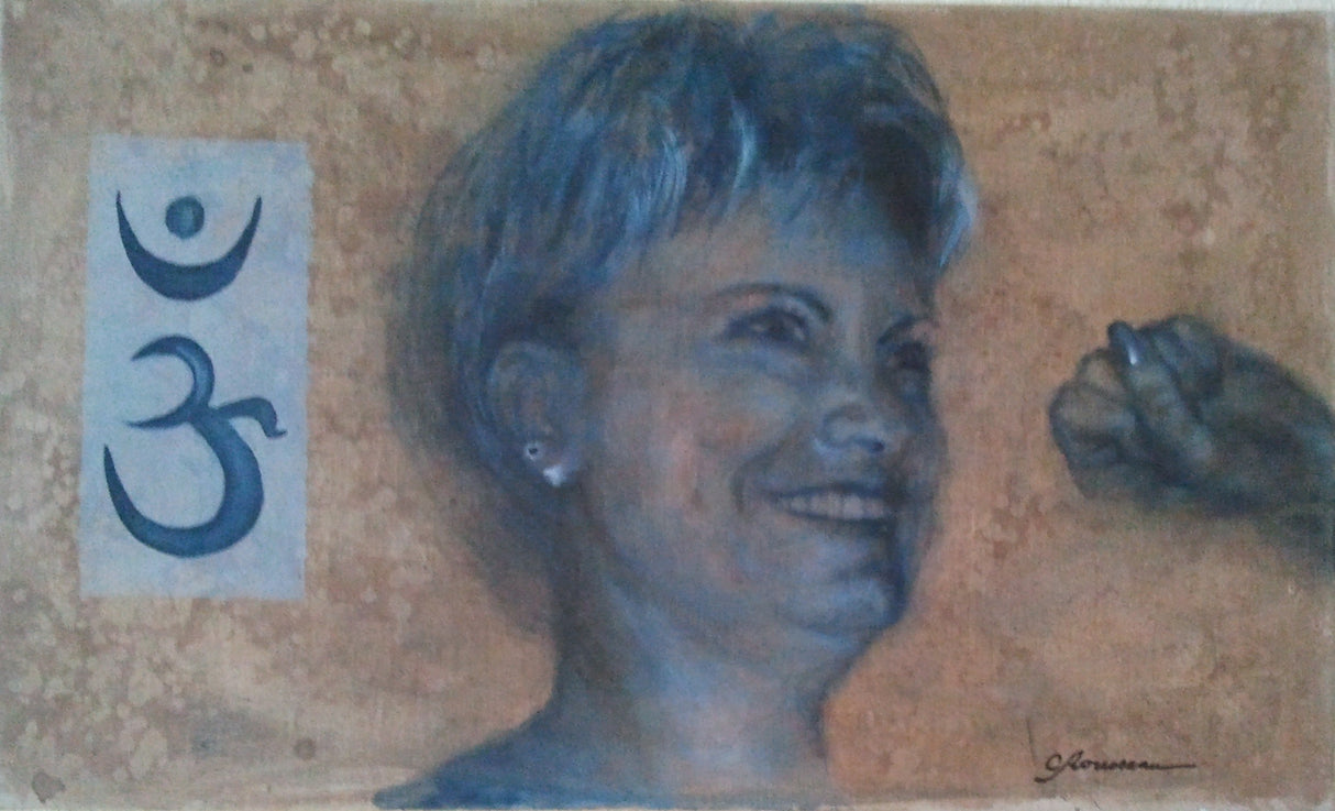 Tableau personnalisé Chris Ohm 55x33 cm – Art vibratoire fait main
