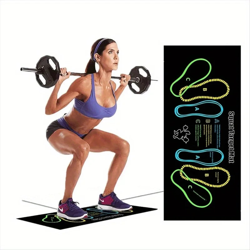 Tapis Squat Antidérapant 35x80cm Musculation