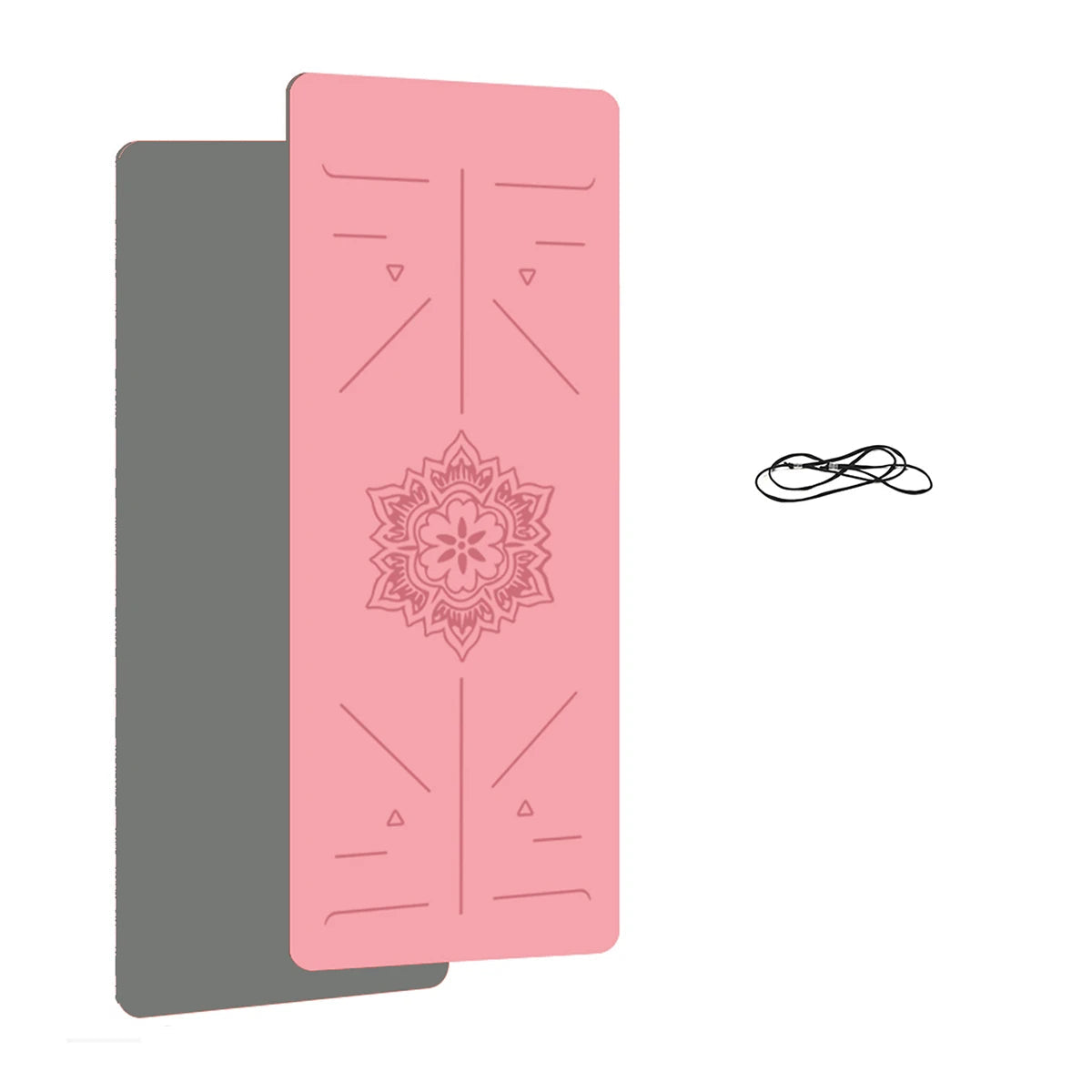 Tapis yoga rose