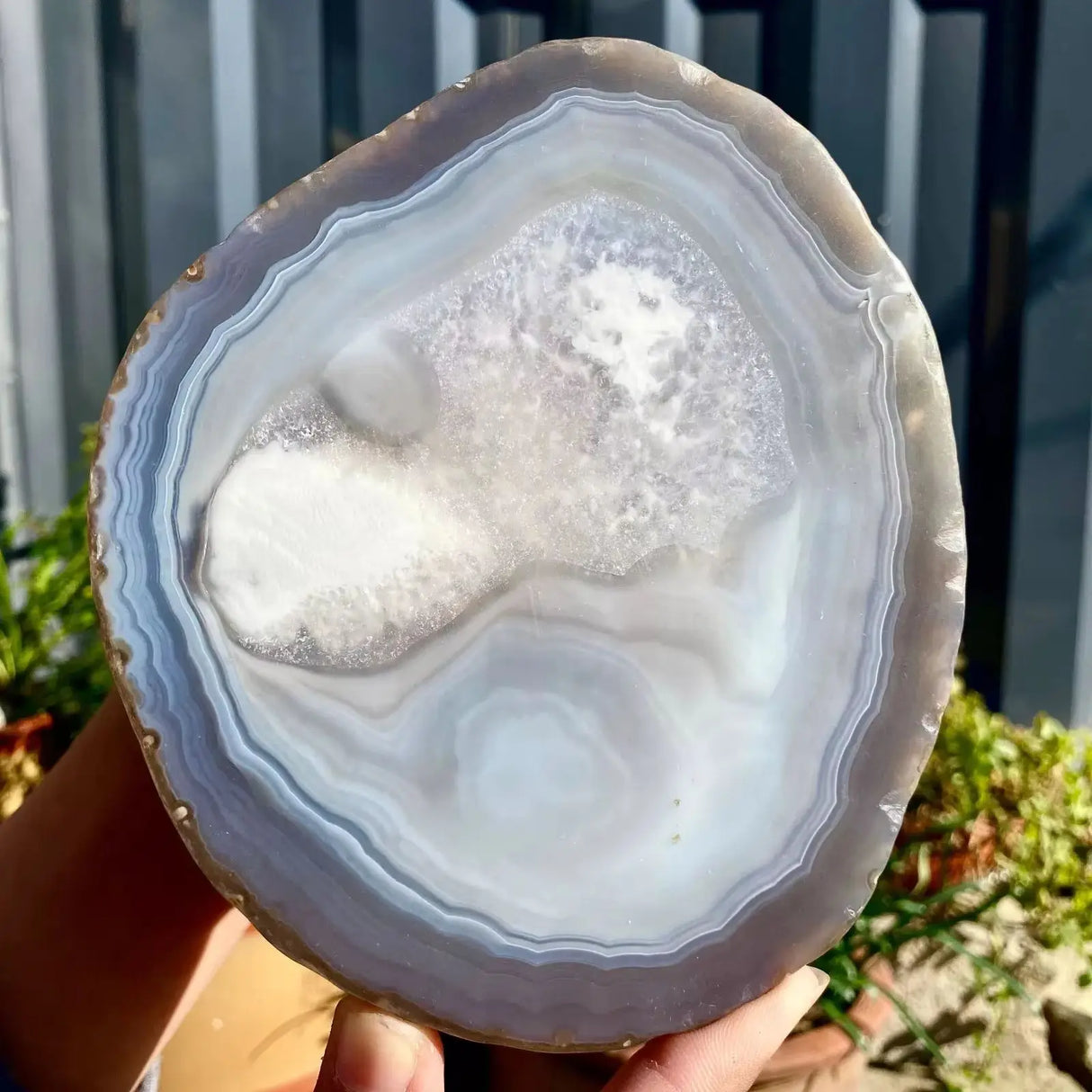 Tranche d’Agate Naturelle