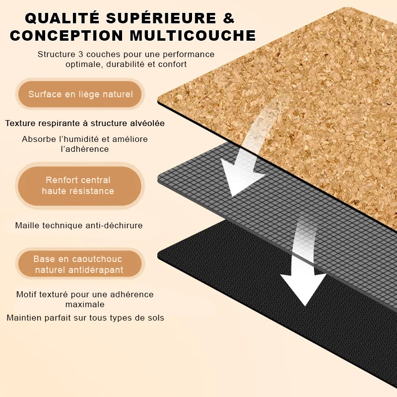 tissu multicouche chêne
