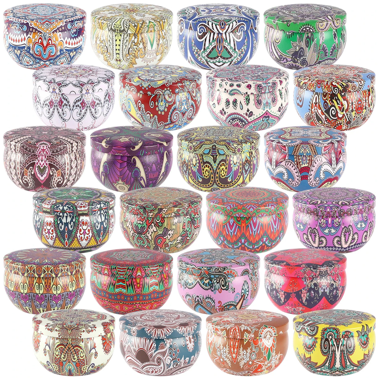 24 Bougies Parfumées Classiques | Coffret Cadeau 