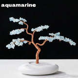 Arbre en Cristal Naturel – aigue marine