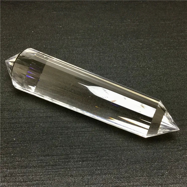 Baguette Cristal de RochePointe Double Terminaison 24 Faces
