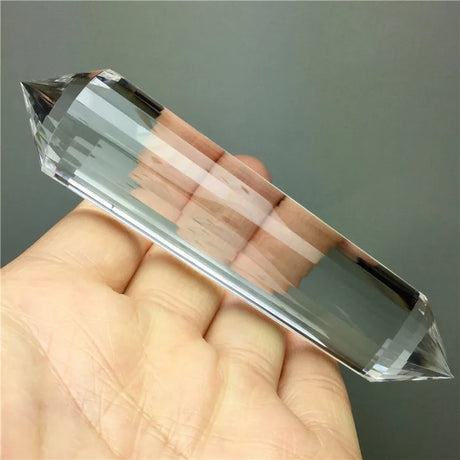 Baguette Cristal de Roche Pointe Double Terminaison  – Quartz Naturel 