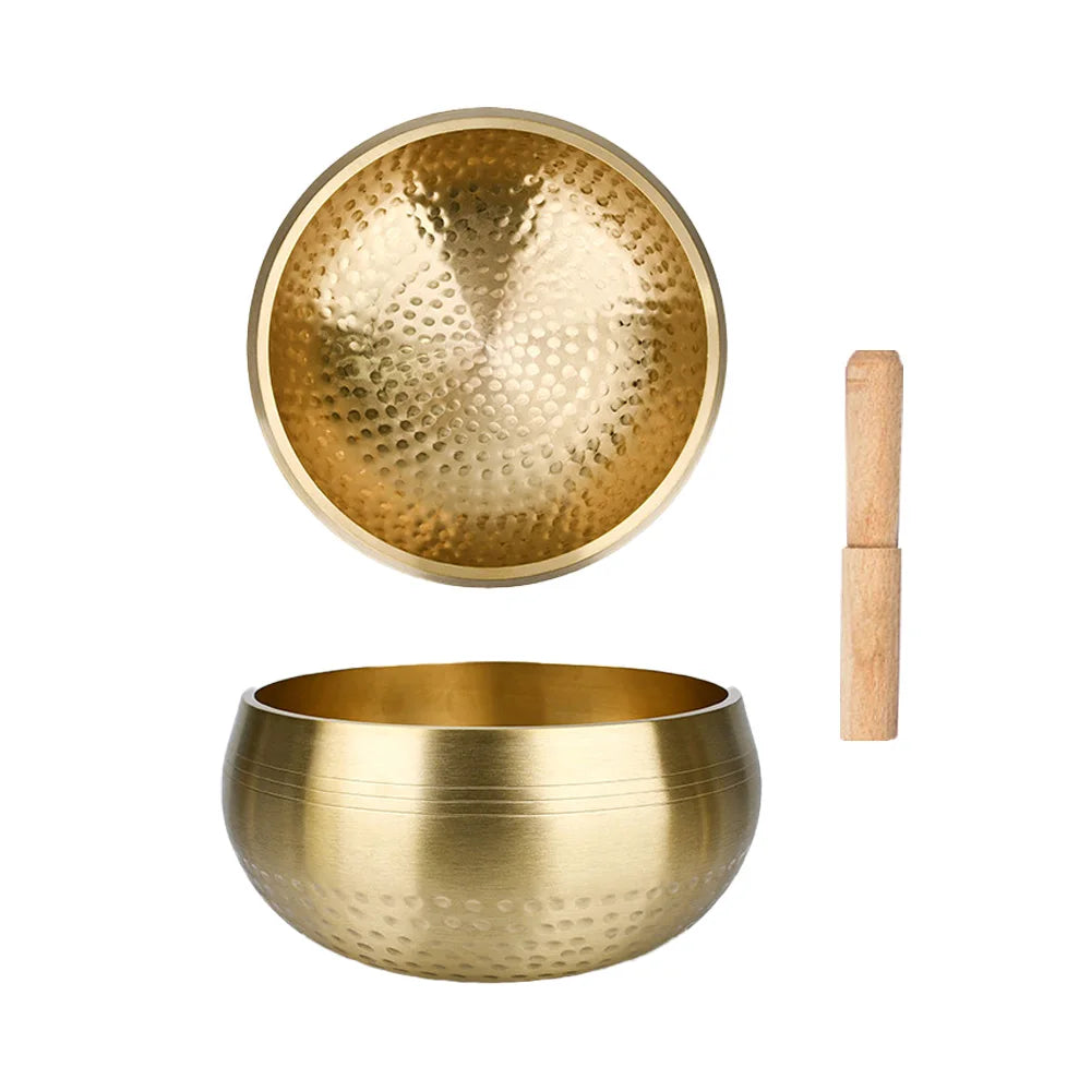 Bol Chantant Tibétain en Laiton Fait Main – 8 à 15 cm | Méditation, Yoga & Sonothérapie