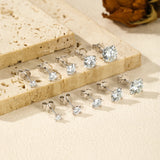 Boucles d’Oreilles en Moissanite – Argent 925 Élégance Luxe