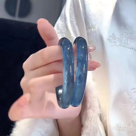 Bracelet Jade Bleu  – Élégance Intense & Protectrice