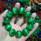 Bracelet Opale Naturelle Multicolore – Énergie, Élégance vert