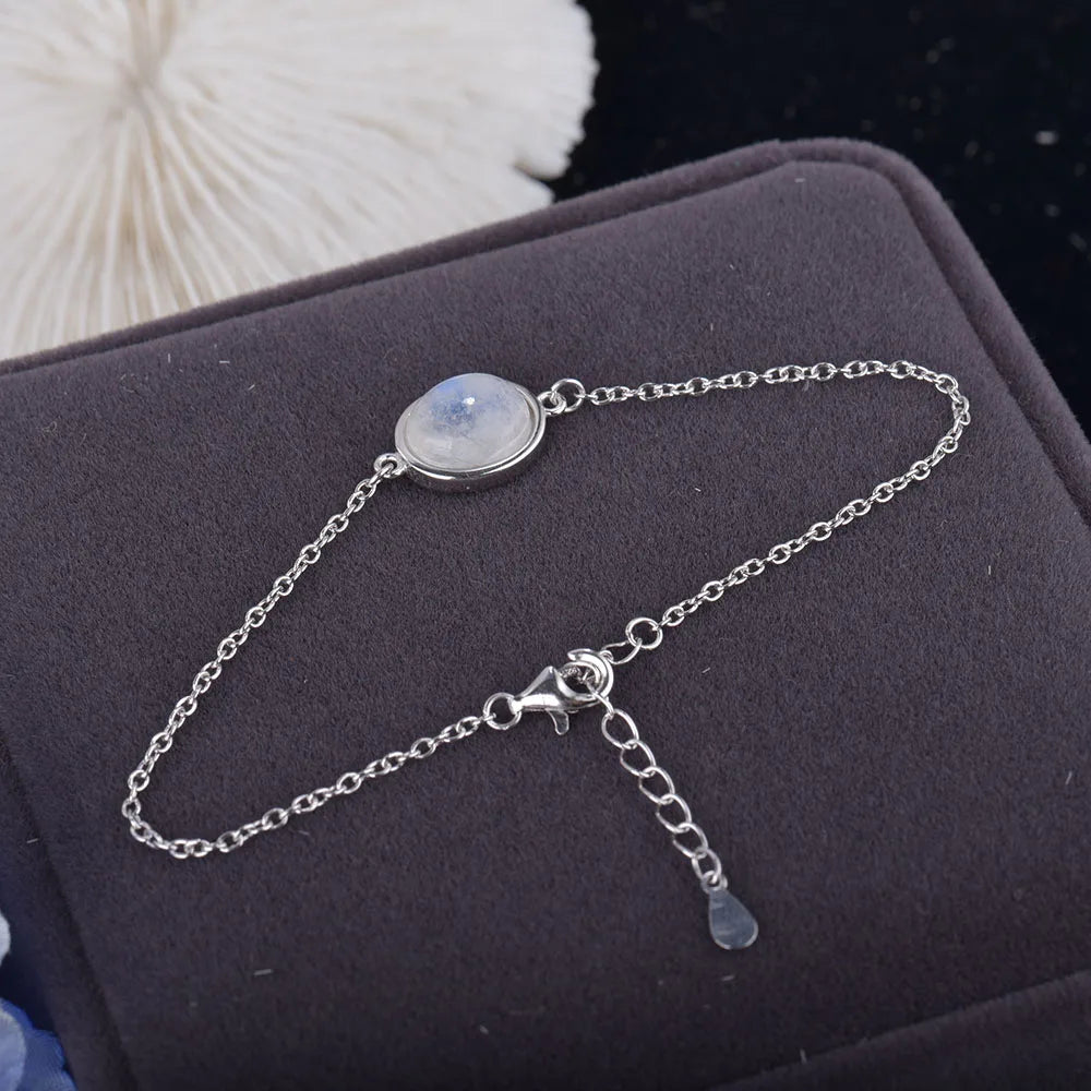 Bracelet Pierre de Lune Argent 925 