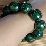 Bracelet en Jade – Pierre (Serpentine Fleur d’Or)