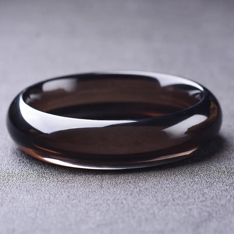 Bracelet pierre naturelle Obsidienne Noire Œil Arc-en-ciel – Élégance 