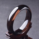 Bracelet pierre naturelle Obsidienne Noire Œil Arc-en-ciel 