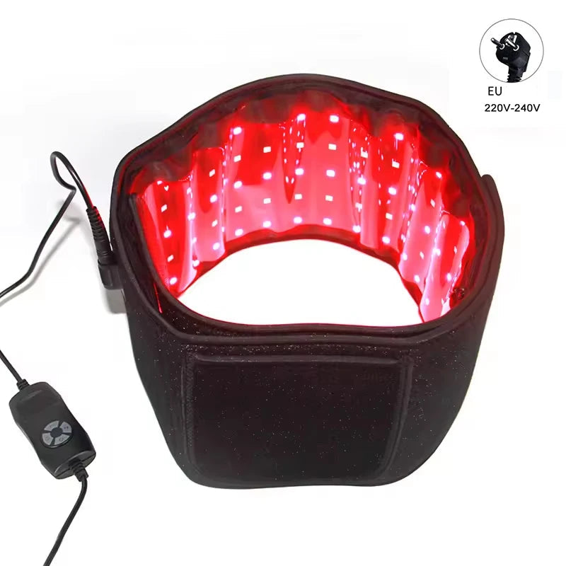 Ceinture de Photothérapie LED Rouge & Infrarouge 660nm / 850nm – Relaxation et Récupération Musculaire