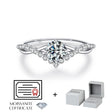 Certificat Bague en Moissanite