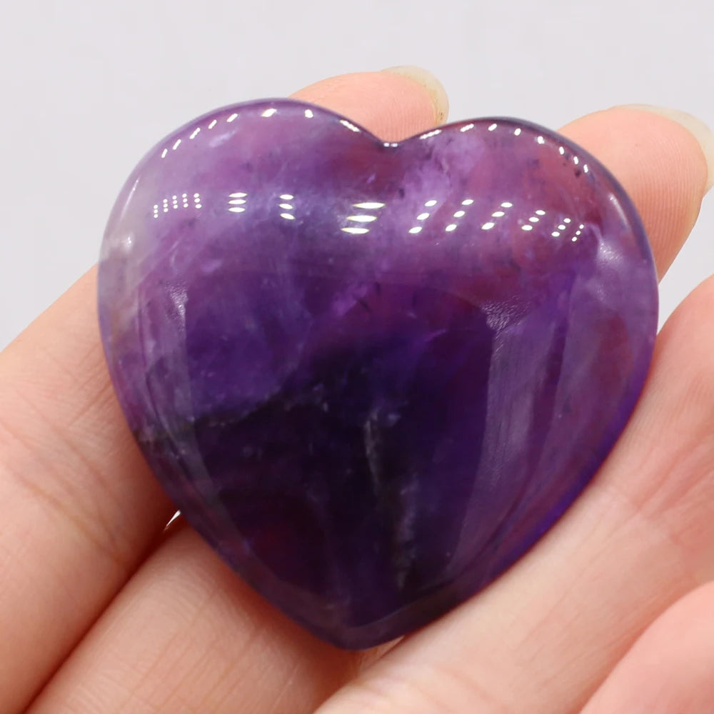 Coeur en amethyste