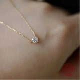 Collier Femme Argent 925 Plaqué Or 18 carat