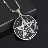 Collier Pentagramme en Acier Inoxydable – Étoile & Symbolique