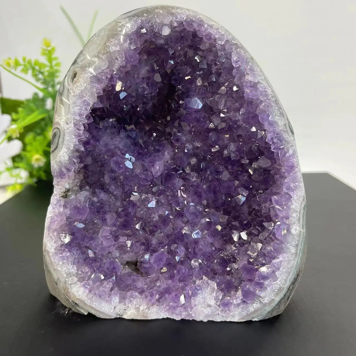 Geode Amethyste Naturelle – Cristal Brut & Decoration Feng Shui