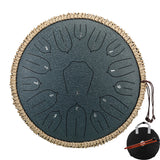 Glucophone 15 Notes – Steel Tongue Drum – Instrument avec housse