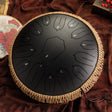 Glucophone 15 Notes – Steel Tongue Drum Tonalité Ré – Instrument noir