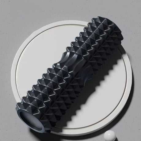 Gros Rouleau de Yoga EVA Massage Musculaire Fitness noir