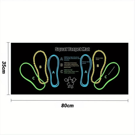 Guide Taille Tapis Squat 35x80cm 