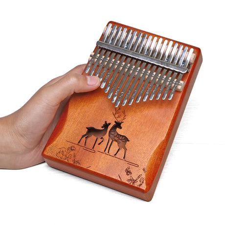 Kalimba – Piano à Pouces Accordé Manuel – Instrument Portable en Bois 