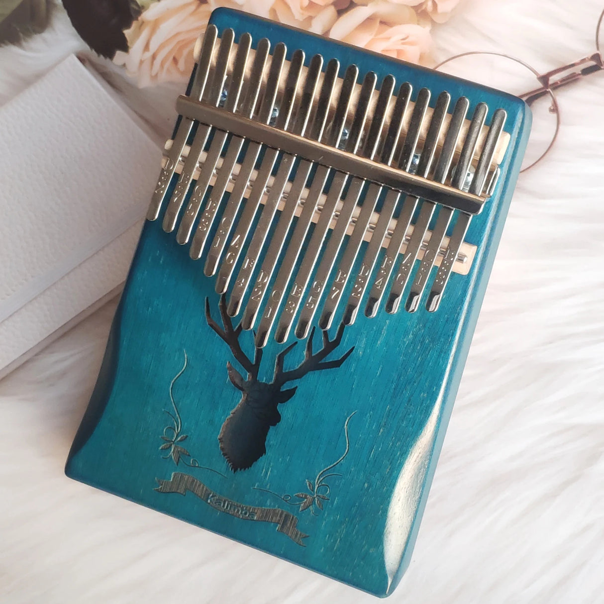 Kalimba – Piano à Pouces Accordé Manuel – Instrument bleu