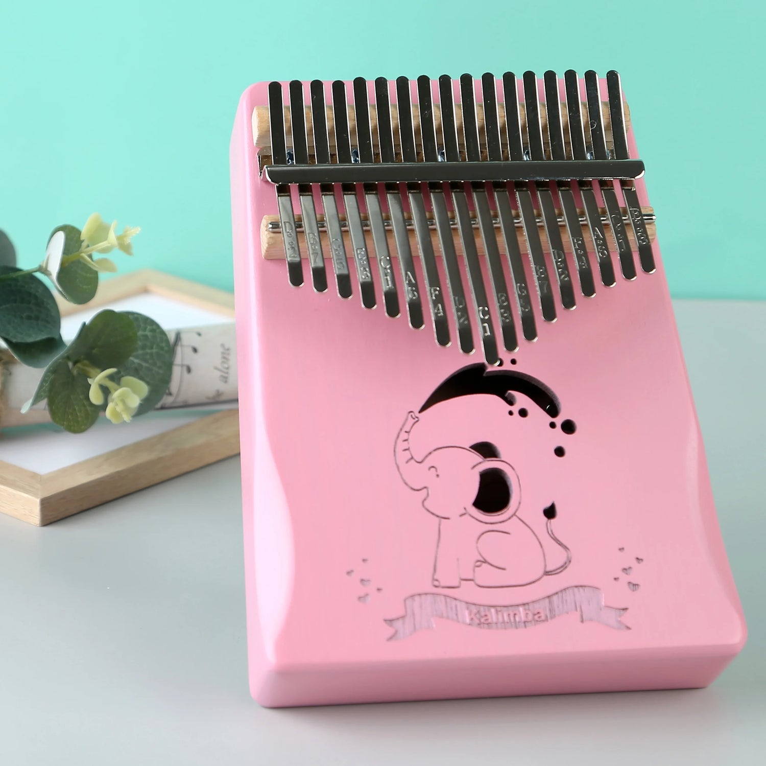 Kalimba – Piano à Pouces Accordé Manuel – Instrument rose