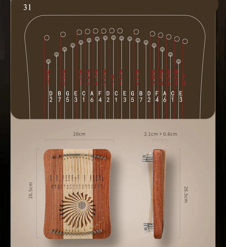Kalimba guide des tailles