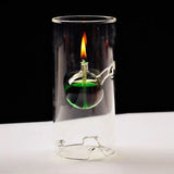 Lampe à Huile Romantique en Verre | Décoration Énergétique & Ambiance 