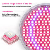 Lampe LED Rouge 660nm & Infrarouge – Luminothérapie Anti-Âge 
