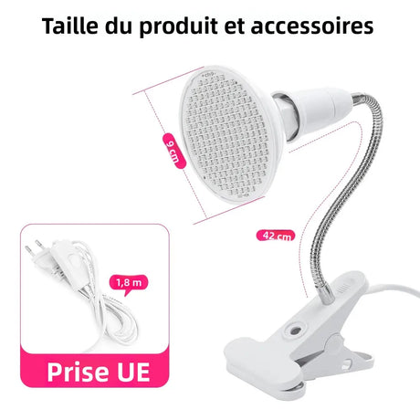 Lampe LED Rouge & Infrarouge 