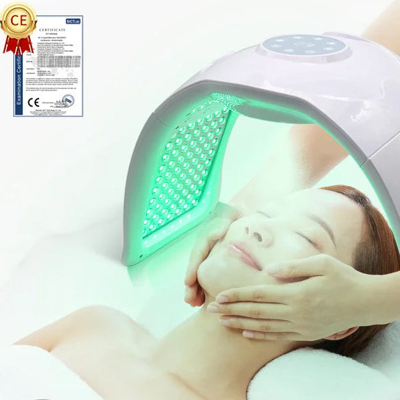 Masque LED 7/8 Couleurs – Thérapie Lumineuse Visage SPA