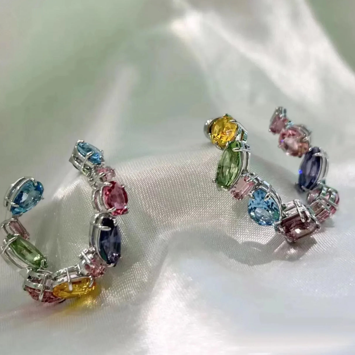 Parure Bijoux Cristal 2025 – Boucles d'oreilles pierres