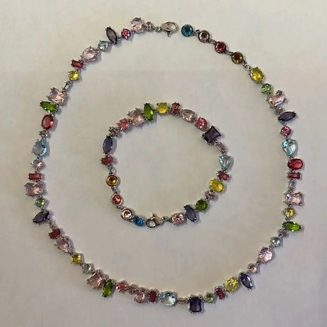 Parure Bijoux Cristal 2025 – Collier, bracelet