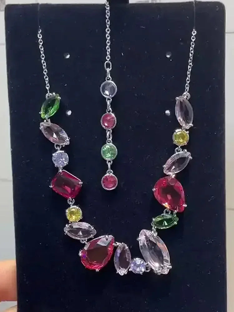Parure Bijoux Cristal 2025 – Collier pierres