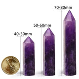 Pointe Cristal Naturel 4-8 cm – Amethyste