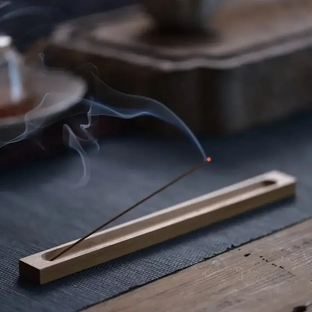 Porte-Encens en Bambou fumée