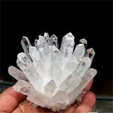 Quartz Blanc Brut Naturel – Cluster Cristal de Roche de Purification 
