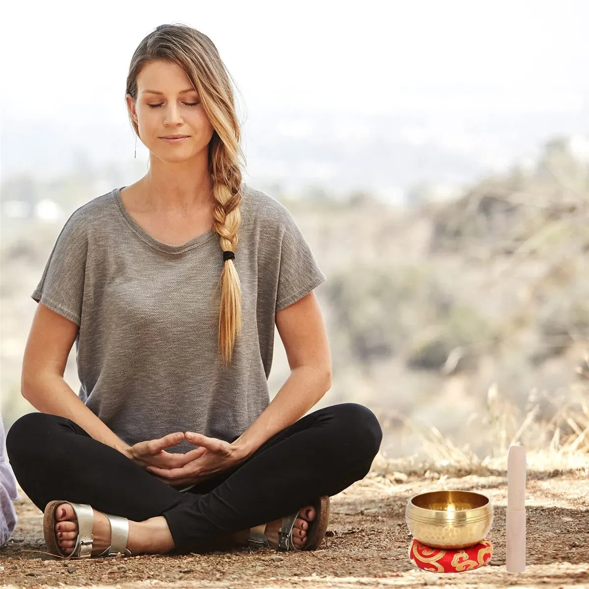 Bol tibetain chantant fait main au Tibet musique 432hz pour Yoga, Méditation, Bain sonore et Sonothérapie