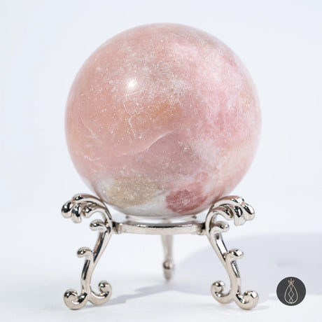Sphère Opale Rose 5–7cm – Pierre d’Amour 